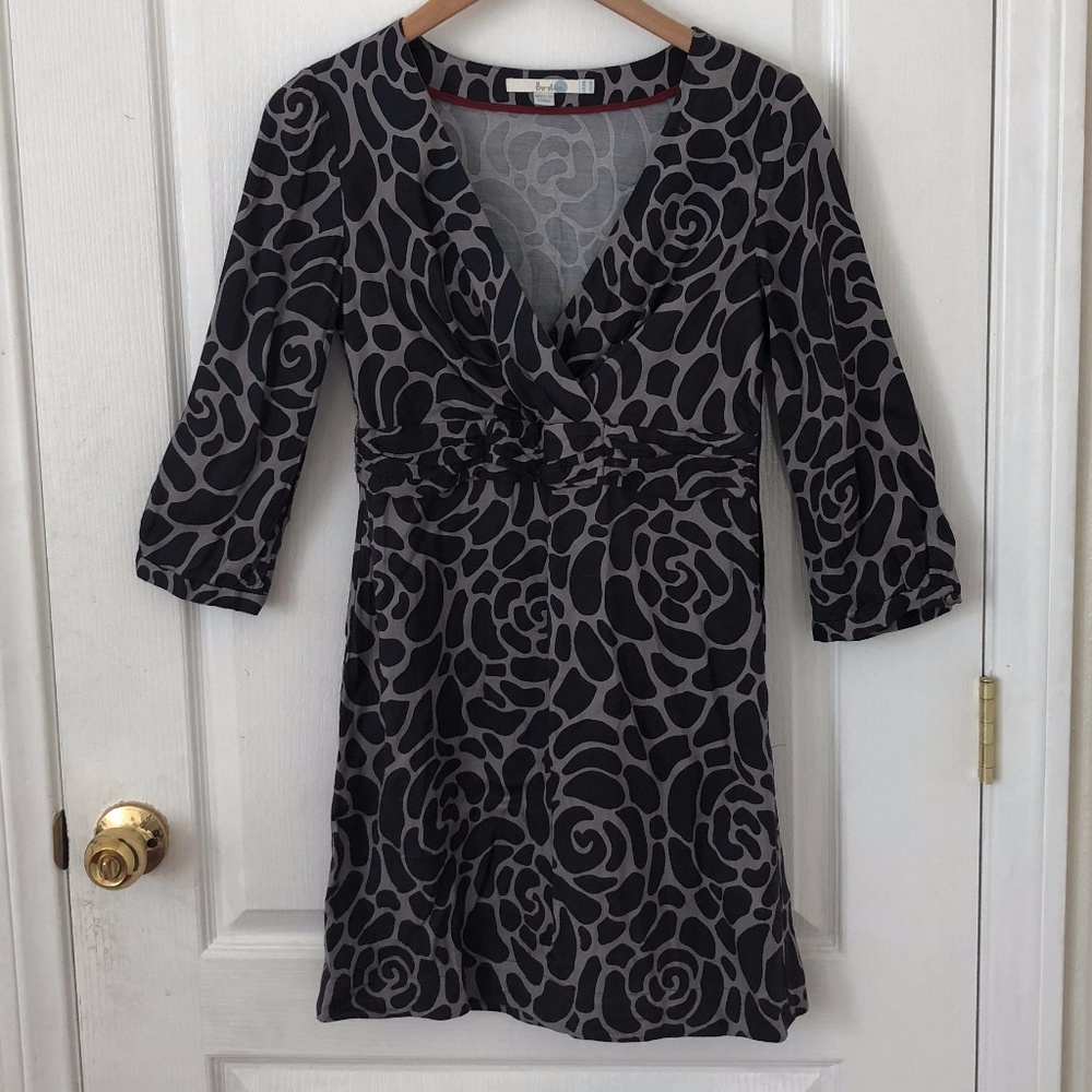 Boden black and gray tunic